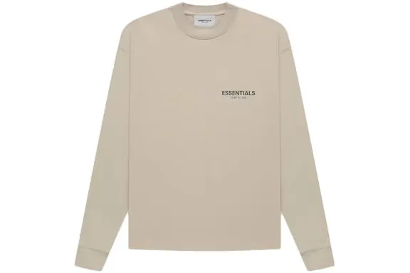 Essentials Taupe Cotton Sweatshirt – Best Winter Gift