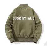 Green Fear Of God Essentials Coat Jacket